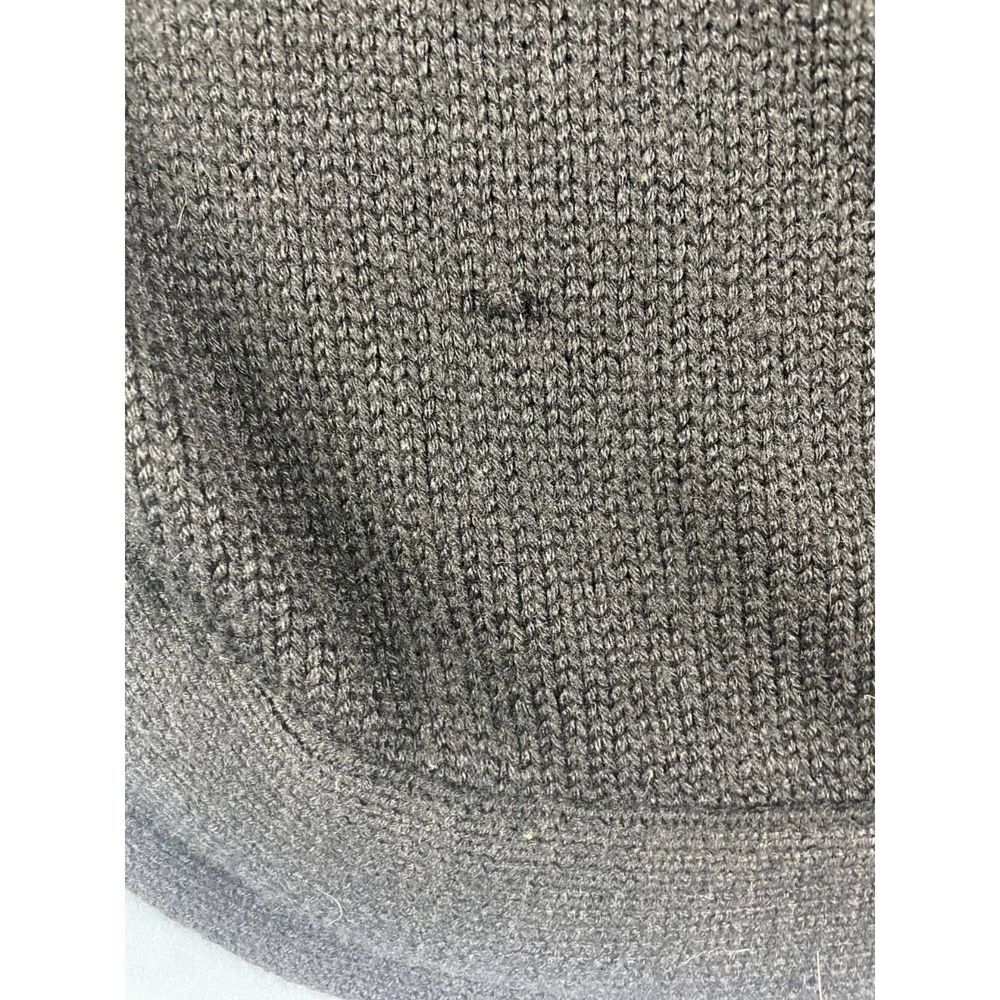 Coldwater Creek Acrylic Wool Faux Fur Trim Cape Poncho Sweater Black Size XL/1X - Picture 7 of 8